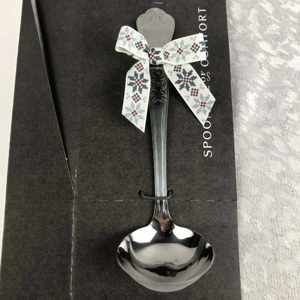 Spoonful of Comfort Stainless Steel Serving Ladles (2) NWT Perfect for Easter